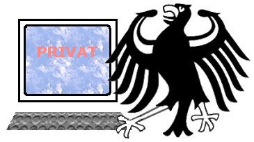 der Bundesadler greift sich den PC des Buergers